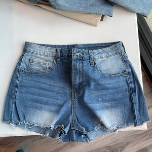 Stressed Denim Short